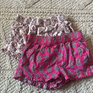 Crewcuts Floral Kids Shorts - Pink and Cream